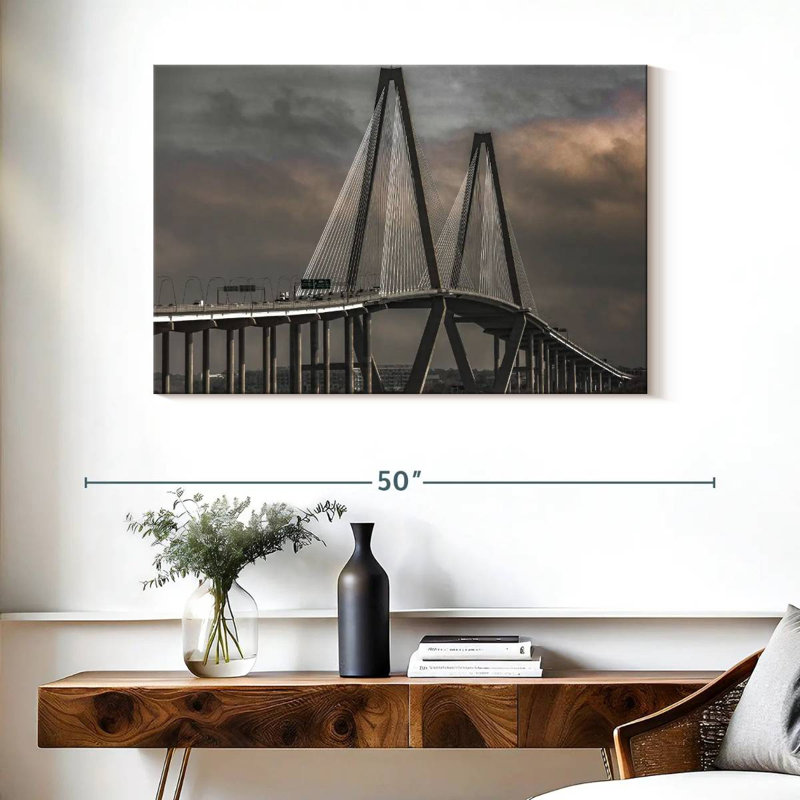 Rorry Iconic Ravenel Bridge, 26" H x 39" W