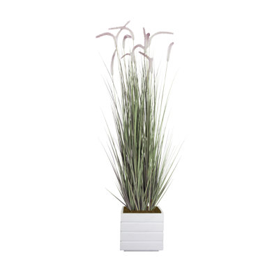 66 " H Faux Fern Plant in Fiberstone Planter
