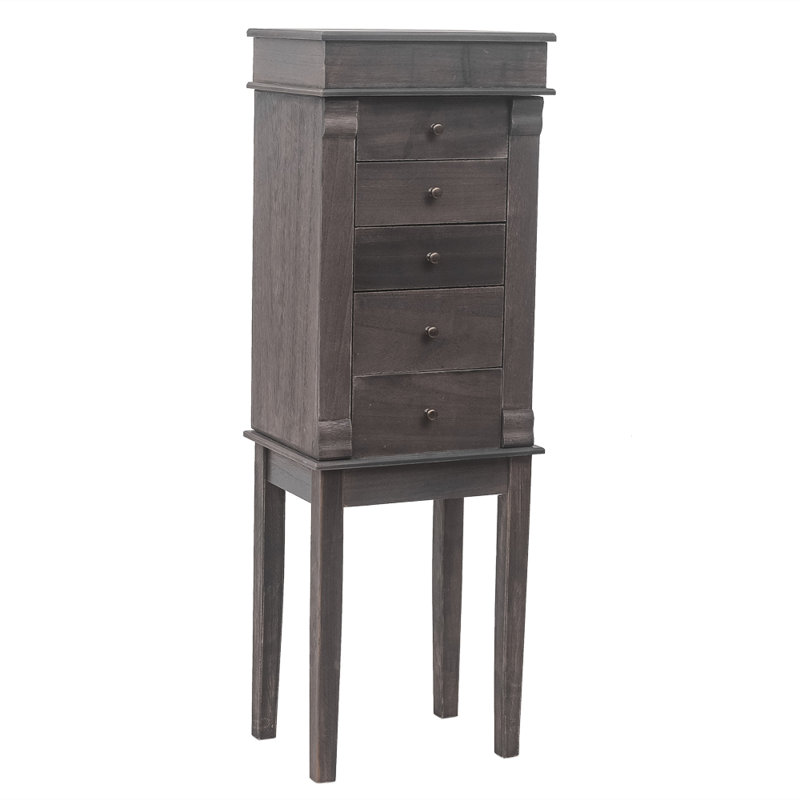 Armoire à bijoux Abbie-Rose, Marron