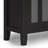 Artisan 30"W Solid Wood Transitional Low Storage Cabinet with Glass Doors and Adjustable Shelves-551185961