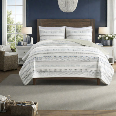 Ensemble de literie 1 pièce, couette réversible en polyester, style sud-ouest, roi de la Californie