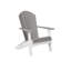 Berlin Gardens Comfo Back Regular Top With White Base Adirondack Chair-1653075751