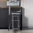 Home Zone Living 7.6 Gallon Under Cabinet Open Pull Out Trash Can, Adjustable Slide Out Waste Bin