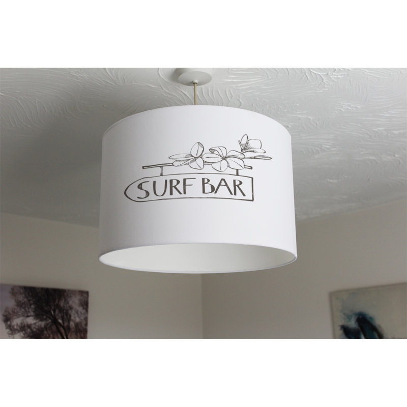 Cotton Drum Lamp Shade ( Uno ), 25cm H x 40cm W x 40cm D