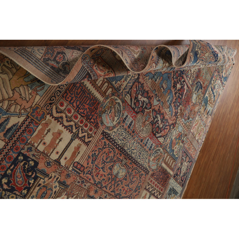 Tapis persan à motif végétal Kashmar