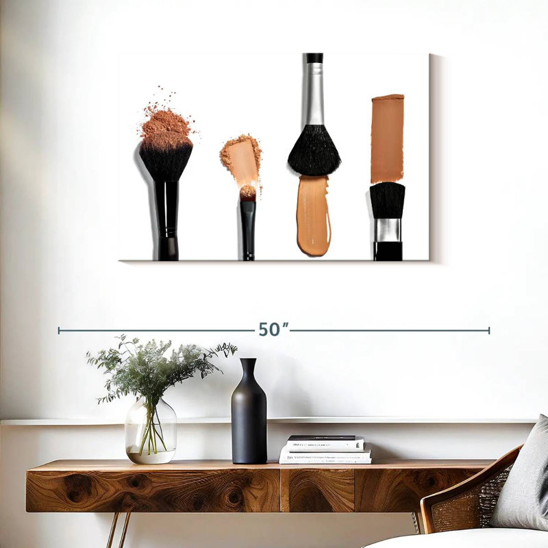 Shuttleworth Foundation Makeup Brushes, 24" H x 36" W
