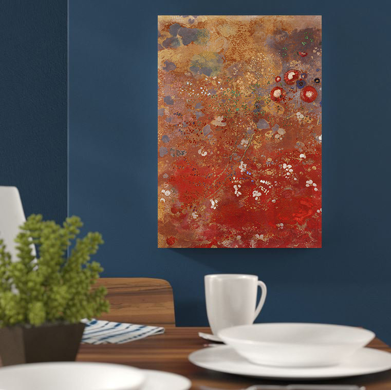 Odilon Redon - Wrapped Canvas, 50cm H x 35cm W