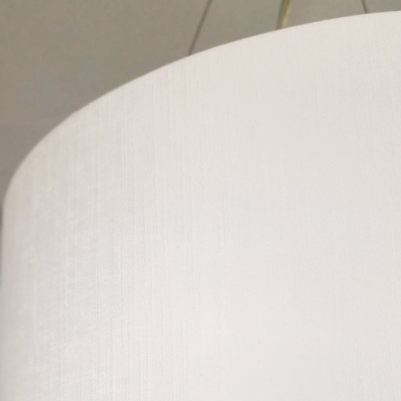 Luminaire suspendu Pearce - laiton vieilli, Trois lumières, H 85 po x l 14 po x P 14 po