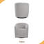 Fauteuil d'appoint pivotant en tissu performant-185937915