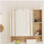 Armoire de salle de bain murale avec miroir, armoire à pharmacie, armoire de rangement au-dessus de la toilette avec tablettes et porte-serviettes-58323922