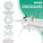 Wildon Home 7-piece Outdoor Furniture Dining Set, All-weather Cast Aluminum Patio Conversation Set, Include 6 Swivel Dining Chairs And A Rectangle Table With Umbrella Hole, khaki/green Cushion-929146598