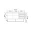 Altun 140cm Sideboard