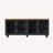 Versatile Sideboard Buffet Cabinet TV Stand with Tempered Glass Doors for TVs Up to 70"-897743425