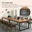 125.98"Solid Pine Long Rectangular Conference Table-753568478