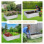 Lit de jardin surélevé rectangulaire en acier galvanisé Ippolito - Argent - 47,5 po x 35,5 po x 11,75 po-1188611266-1188451422-1184900158