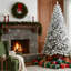 Arbre de Noël 6 pi avec base en métal-2114940416