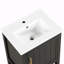 Meuble-lavabo simple avec comptoir Wilcoxen-579845040