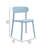 Bryany 17.5'' H Stacking Side Chair-1987140211