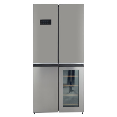 4Door French Door Refrigerator 21 CuFt Counter Depth French Door Fridge with Wine Cabinet