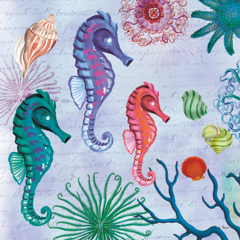 «Tropical Underwater II» par Farida Zaman, reproduction d'art sur toile tendue, H 20 po x l 20 po