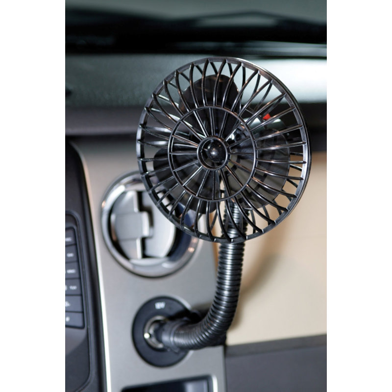 Ventilateur de voiture oscillant 12V 5,6 "