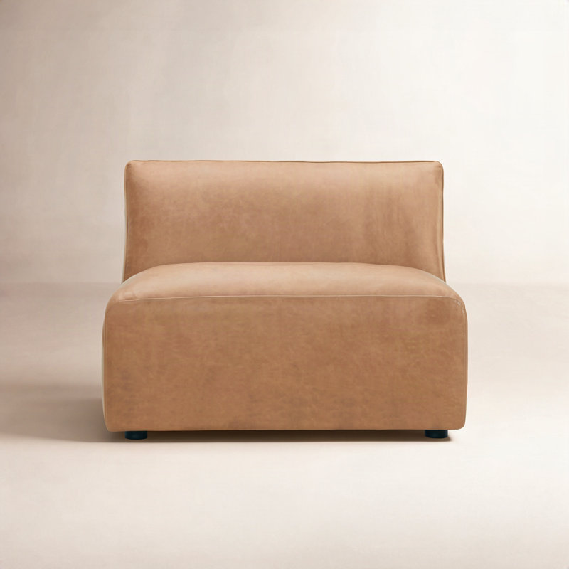 Morell Genuine Leather Slipper Chair