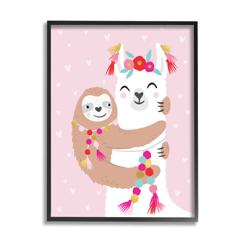 Hailey Animals, 14" H x 11" W x 1.5" D, Midnight Black Framed Giclee