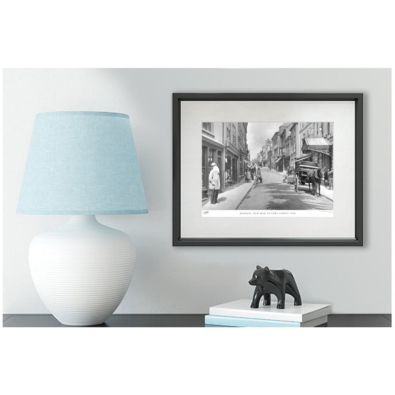 Bodmin, Old Man In Fore Street 1920 - Single Picture Frame Print, 28cm H x 36cm W x 2.3cm D