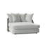 Bali 57" Wide Outdoor Wicker Patio Daybed with Cushions-57337684