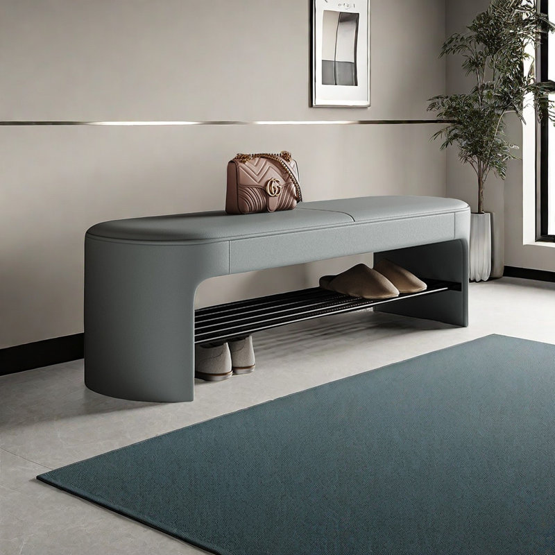 Banc de rangement Maikali, Bleu