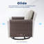 Chaise berçante d'extérieur en osier Buenhomino-100831164
