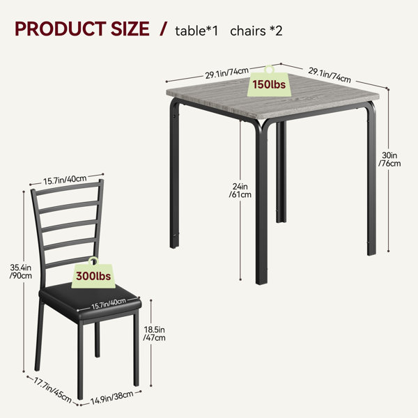 Dimensions du produit