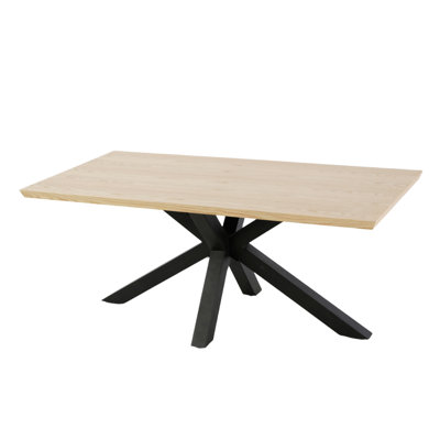 Metal Base Dining Table