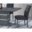 Chaise de salle à manger 2 pièces gris foncé