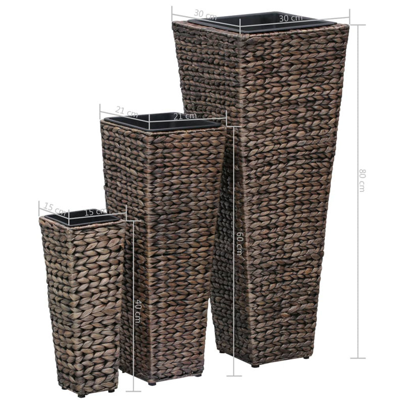 Annette Planter Box, Dark Brown