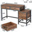 Bureau de style industriel, bureau d'ordinateur, table d'écriture-969372607