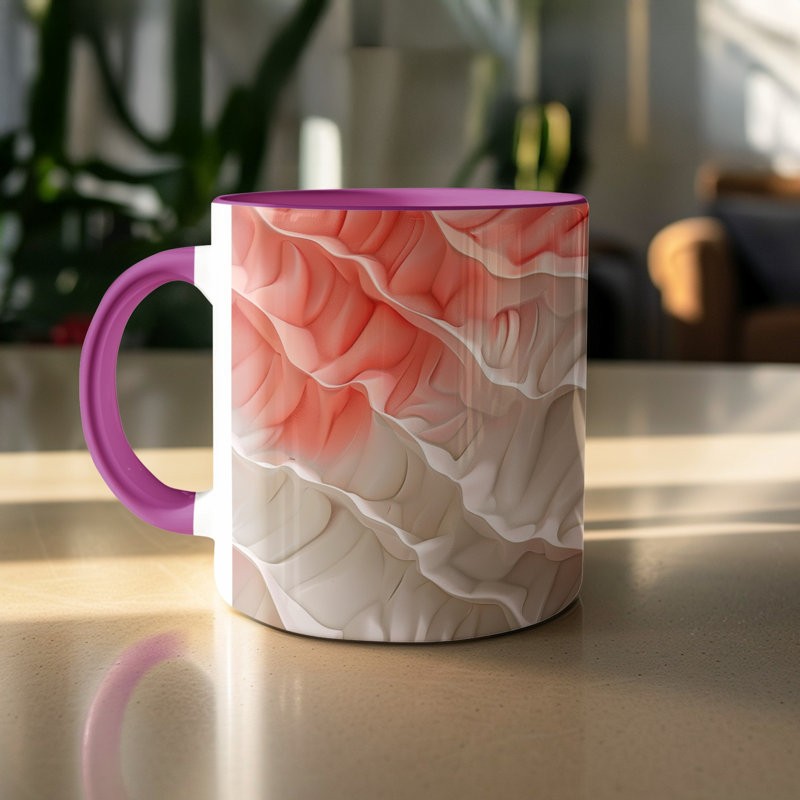 Ceramic Coffee Mug, Purple