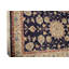 Hand-Knotted High-Quality Navy and Ivory Area Rug