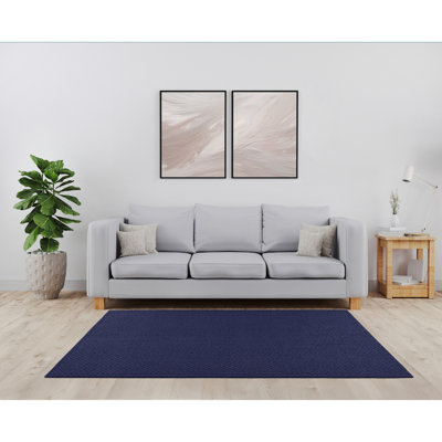  Tapis bleu marine 12 pi x 15 pi Brentwood Jasmine