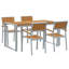 Rectangular 5 - Piece 4 - Person 180Cm L Outdoor Table Set-922499774