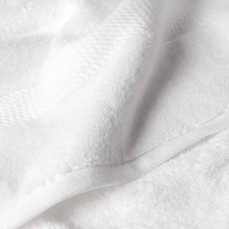 Scotia Egyptian Cotton Bath Towel Set, White, 3Pc Towel Set  (1Bath, 1Hand, 1Face)