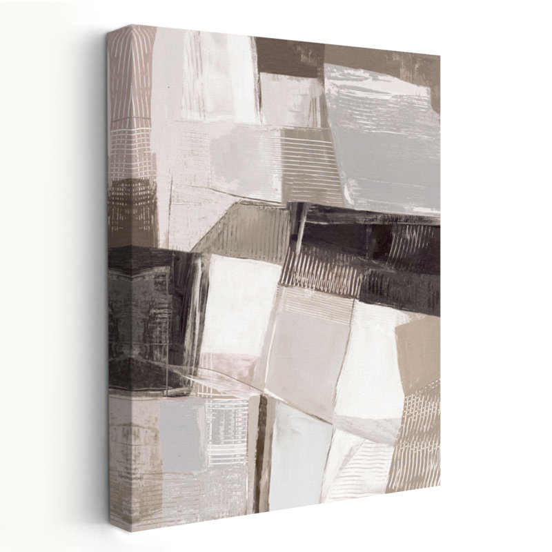 Moderne mosaïque moderne abstrait géométrique moderne, H 60 po x l 40 po
