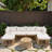 7 Pieces Outdoor Patio Rattan Sectional Sofa Set With Thick Cushions, Pillows, Hollow Woven Design And Adjustable Feet-1421797975
