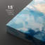 Bleu sarcelle, peinture abstraite, moderne et moderne-101791506-101791507