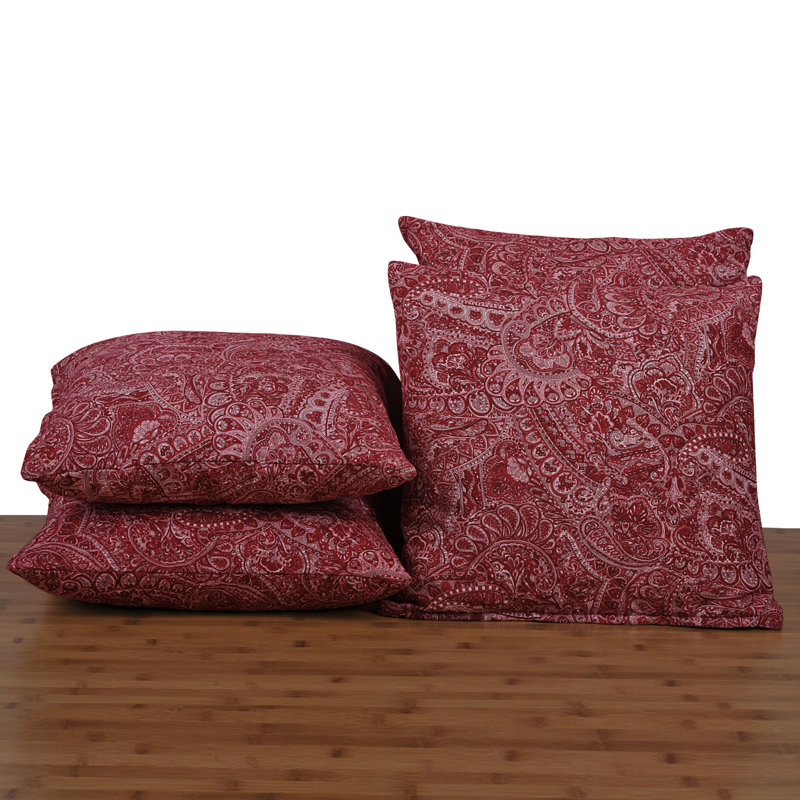 Housse de coussin carrée, Festival fuchsia, 20 po X 20 po