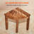Ischua 11 in. W Solid Wood Shower Bench