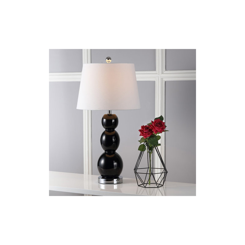 Ensemble de lampes de table 26,5 po Dearis, Noir