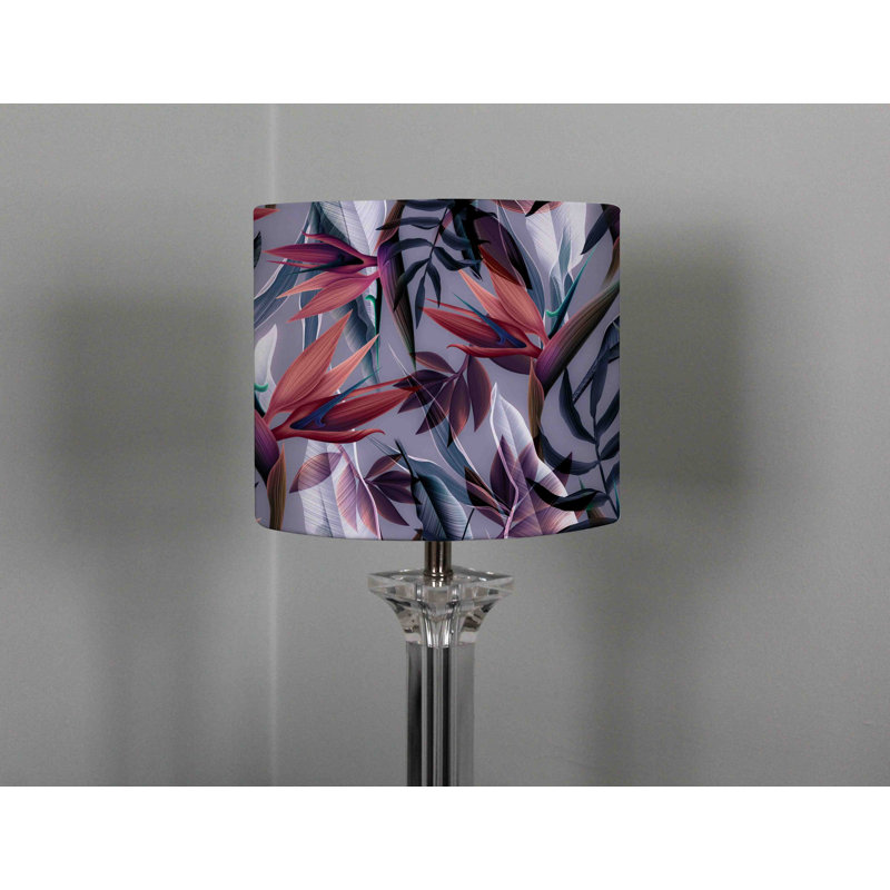 Cotton Drum Lamp Shade ( Uno ), 22cm H x 25cm W x 25cm D