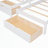 Haelan Kids Twin Over Twin Over Full Bunk Bed with Drawers