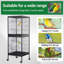 139.7cm Steel Floor Bird Cage